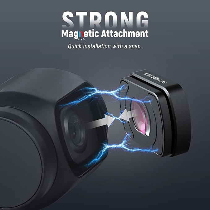 NEEWER 0.72x Wide Angle Lens 112° FOV Compatible - Image 6
