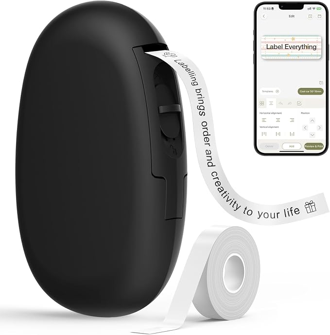 SUPVAN E10 Bluetooth Label Maker Machine by SUPVAN