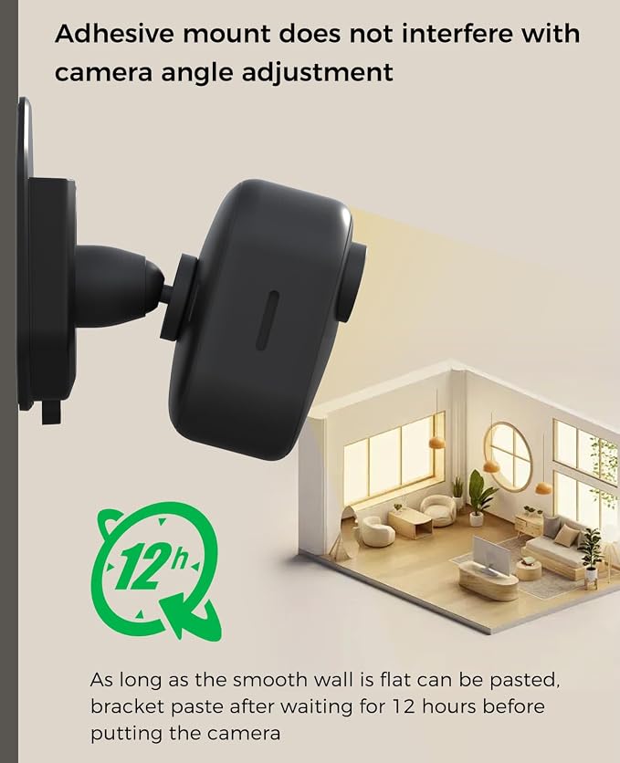 3 Pack Blink Camera No Drill No Screws Wall Mount Bracket - Image 4