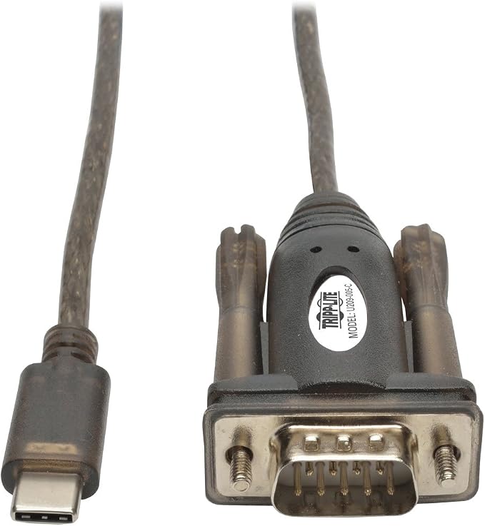TRIPP LITE USB-C to Serial Adapter Cable, DB9 RS232, Male-to-Male, 5-Foot / - Image 2