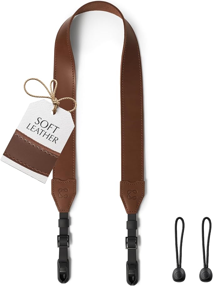 C Coiro Classic Leather Camera Strap by CCoiro