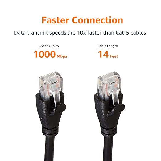 Amazon Basics RJ45 Cat-6 Ethernet Patch Internet Cable - Image 6