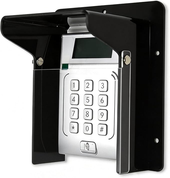 Doorbell Rain Cover, Gate Outdoor Keypad Cover, Universal Flip-Open Rain Shield by Unknown