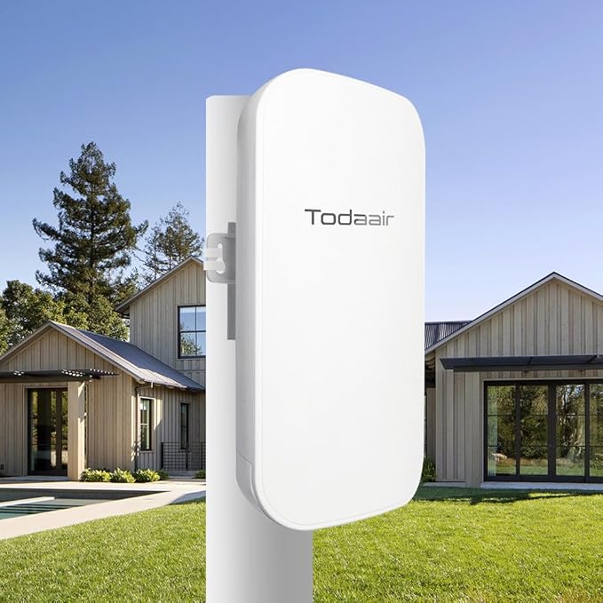 TODAAIR Outdoor WiFi Extender｜WiFi Booster | Repeater & AP Mode｜IP65 by TODAAIR