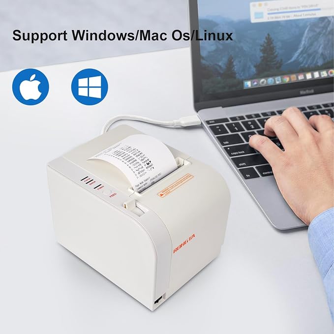 Rongta Thermal Receipt Printer, 80mm Receipt Printers, Thermal Pos Printer - Image 2