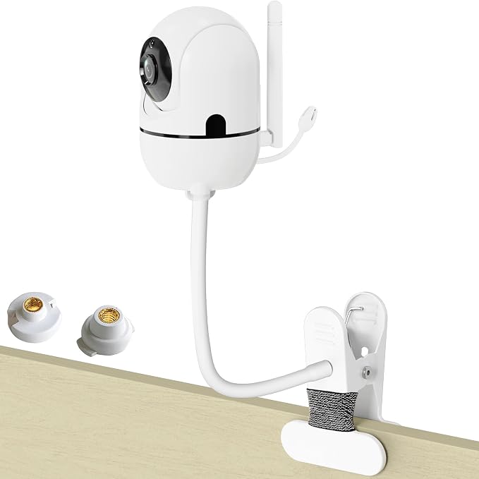 Flexible Baby Monitor Mount for HelloBaby HB6550/HB65/HB66/HB248, ANMEATE by Honeast
