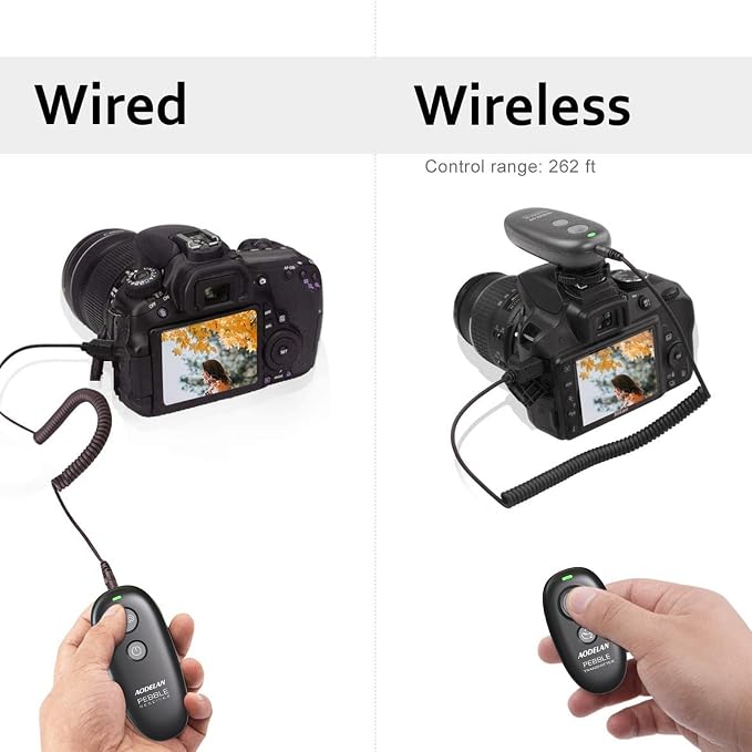 AODELAN Wireless Camera Shutter Release Remote Control - Image 2