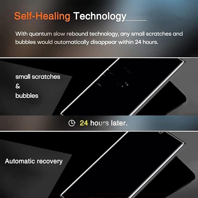 Milomdoi for Samsung Galaxy S23 Ultra Screen Protector Accessories 3 Pack TPU - Image 4