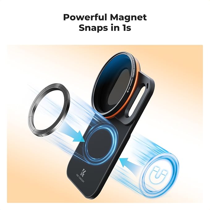 K&F CONCEPT Double-Sided Magnetic Lens Filter Mount Adapter - Image 3