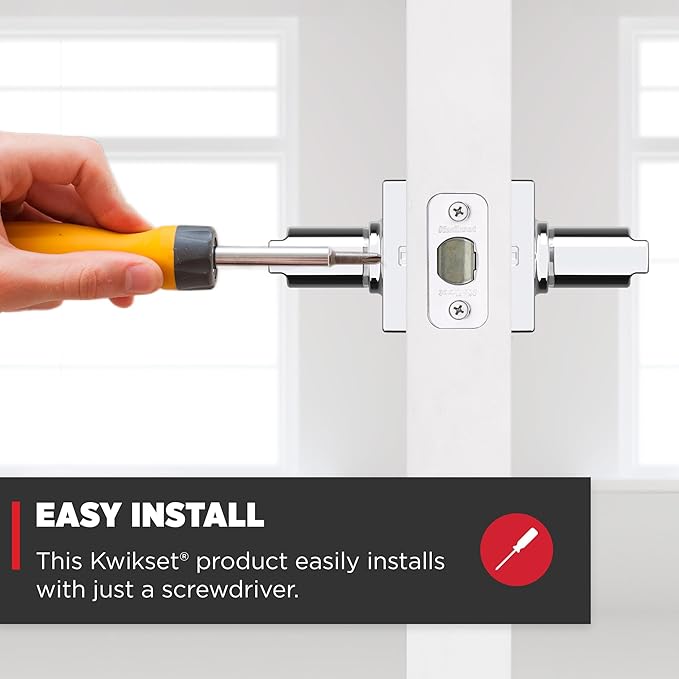 Kwikset Casey Interior Passage Door Handle, Lever - Image 4