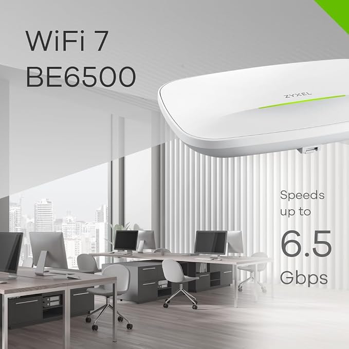Zyxel WiFi 7 BE6500 Wireless Dual-Radio Access Point | PoE+ or USB Type C - Image 4
