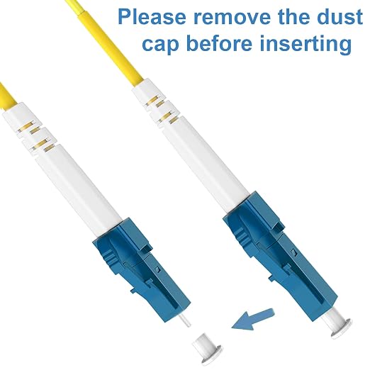 FLYPROFiber- OS2 3M/10ft LC/UPC to SC/APC Fiber Path Cable, Single Mode Fiber - Image 5