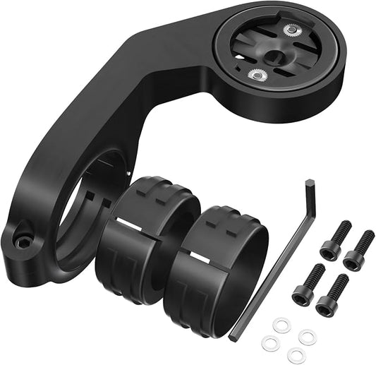 Flush Out-Front Bike Mount for Garmin Edge GPS Computer, IIISOGNO Extended by IIISOGNO