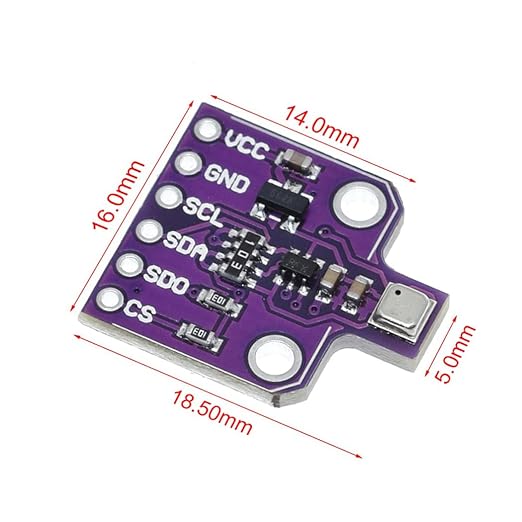 HiLetgo BME680 Digital Temperature Humidity Sensor Module 4 in 1 Sensor High - Image 6