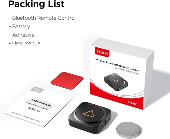 VIOFO BTR200 Wireless Bluetooth Remote Control - Image 6