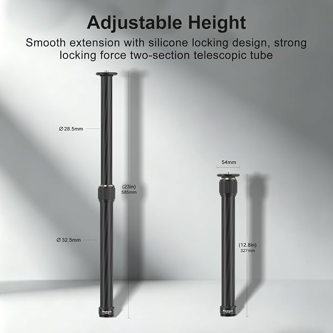 Tripod Extension Rod, Carbon Fiber Tripod Extension Pole - Image 7