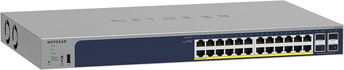 NETGEAR 28-Port PoE Gigabit Ethernet Smart Switch by NETGEAR