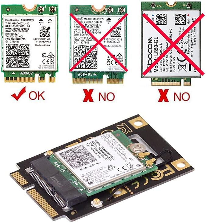 NGFF M.2 Key-A to Mini PCI-E PCI Express Converter Adapter - Image 9