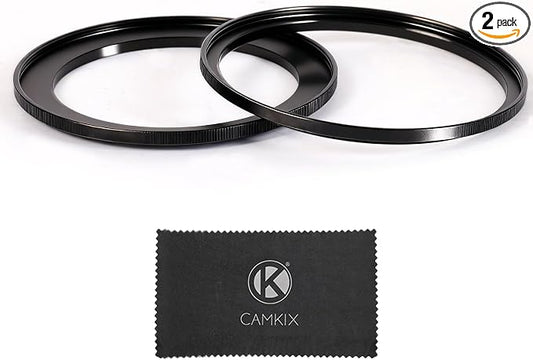 Camkix 77-82mm Step-Up Filter Ring Adapter, 77mm to 82mm by CamKix