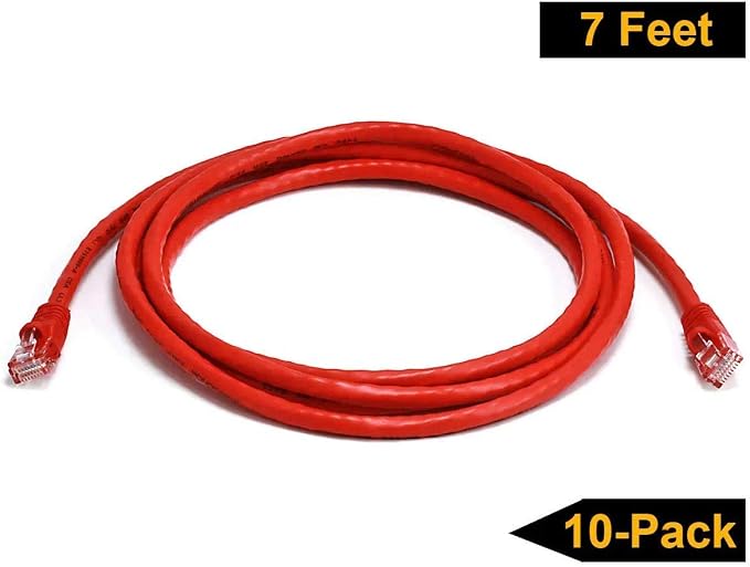iMBAPrice 25'Cat5e Network Ethernet Patch Cable, 10 Pack - Image 4