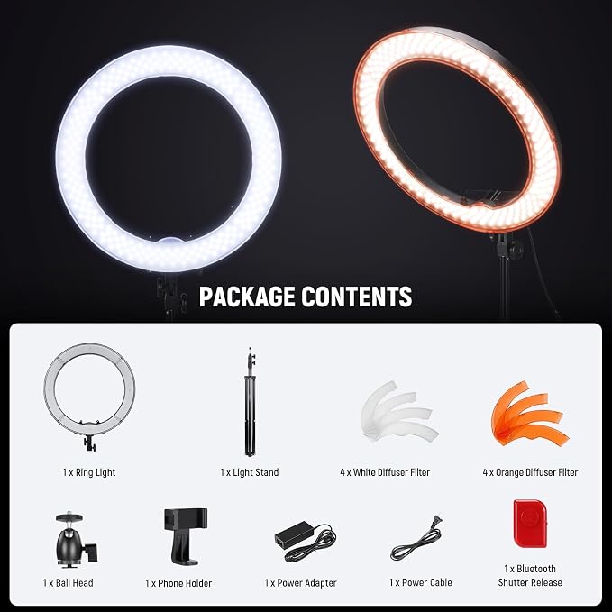 NEEWER 18 Inch/45cm LED Ring Light - Image 8