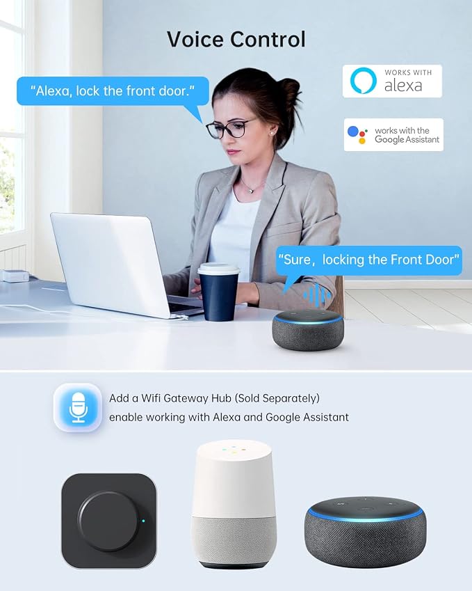 Smart Front Door Lock Set: SMONET Keyless Entry Door Lock - Image 6