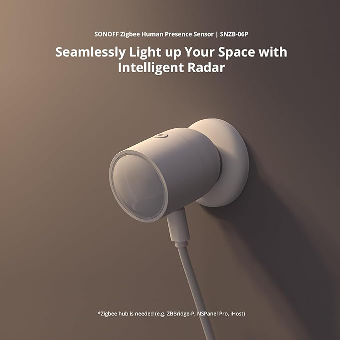 SONOFF Zigbee Human Presence Sensor, SNZB-06P Zigbee Smart Motion Detector - Image 2