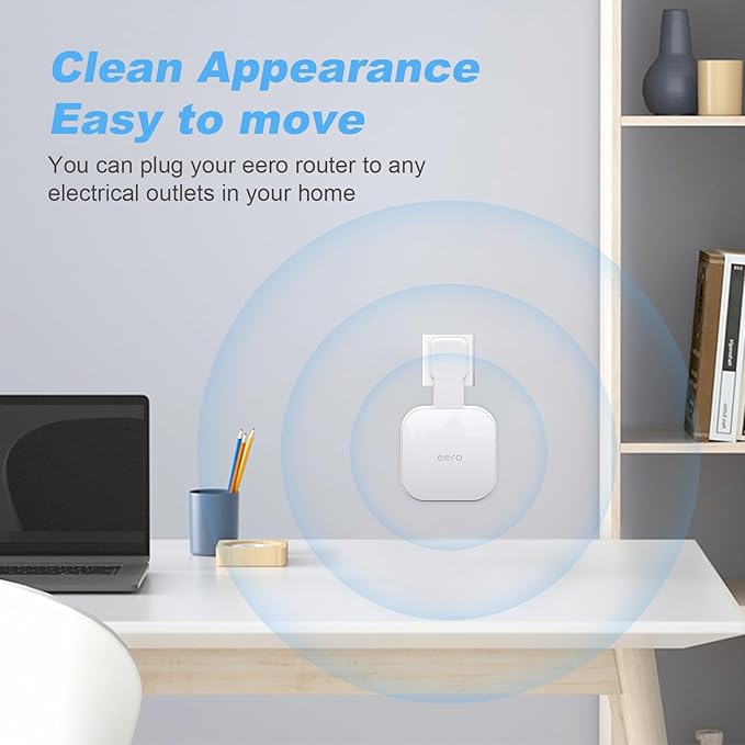 Outlet Wall Mount for eero 7, Stand Bracket Holder Compatible - Image 7