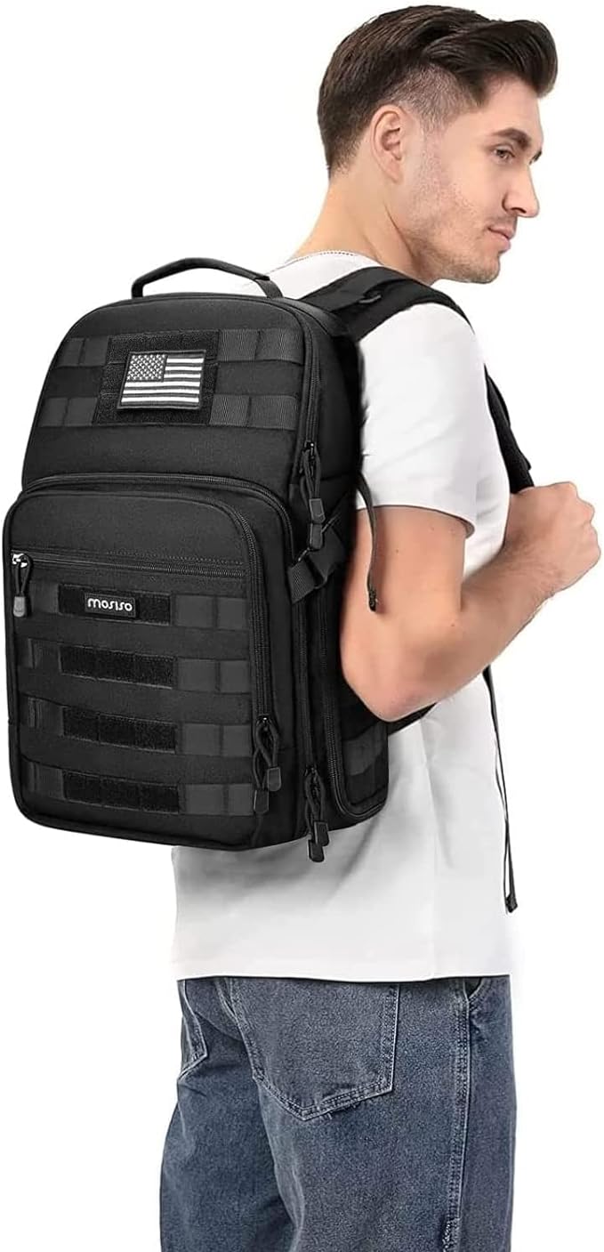 MOSISO Camera Backpack, DSLR/SLR/Mirrorless Tactical Camera Bag Case - Image 6
