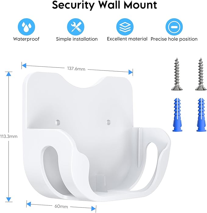 XLTTYWL eero 7 Wall Mount Kit, erro 7 Mount Bracket Optimize Space&Cable - Image 2