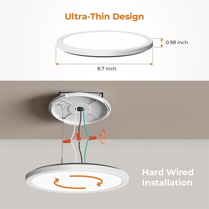Matane Dimmable Motion Sensor LED Ceiling Light - Image 7
