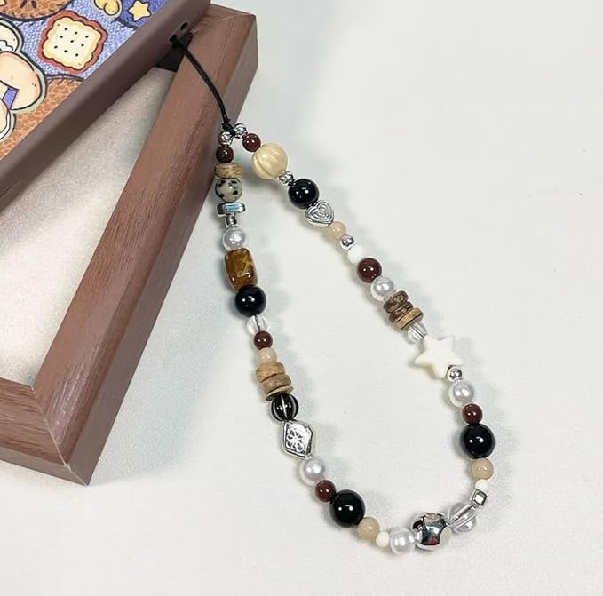 2 Pcs Phone Charm Strap Universal Hand Phone Wrist Strap Camera Lanyard Pearl - Image 7
