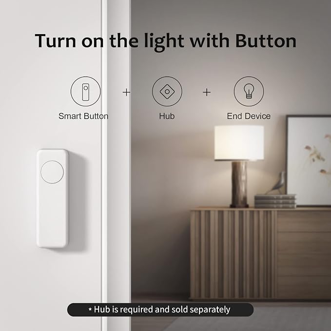 THIRDREALITY ZigBee Smart Button Blue, 3-Way Remote Control, Require Zigbee hub - Image 4