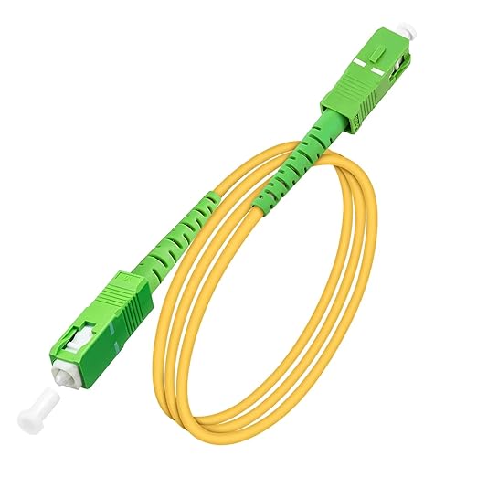 SC/APC to SC/APC Fiber Optic Internet Cable, Single Mode Fiber Patch Cable by Bangun