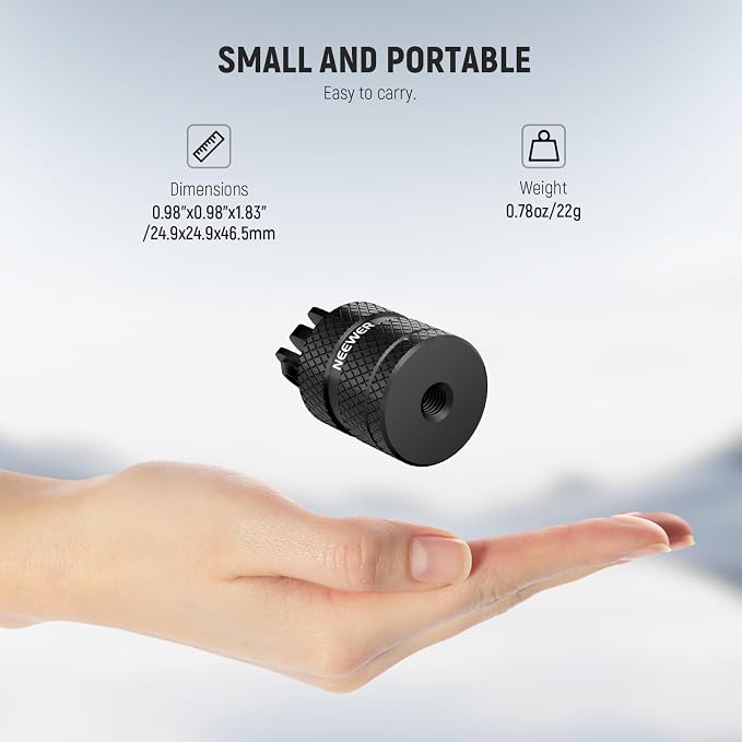 NEEWER Action Camera Tripod Mount Adapter Compatible - Image 4