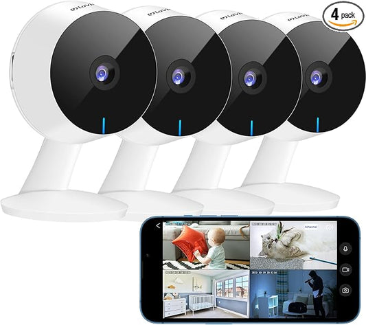 LaView 5MP 3K Cameras for Home Security Indoor, Home Security Camera for by LaView