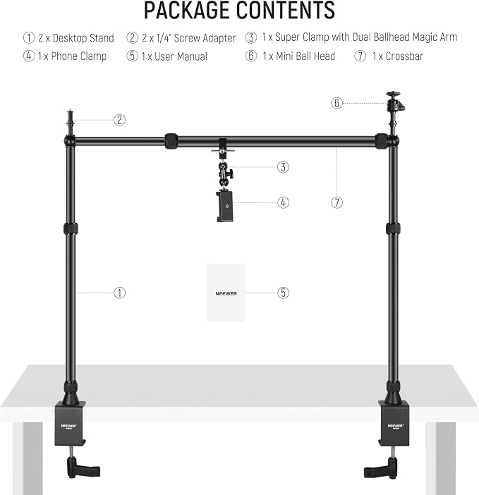 NEEWER Overhead Camera Mount Rig - Image 8
