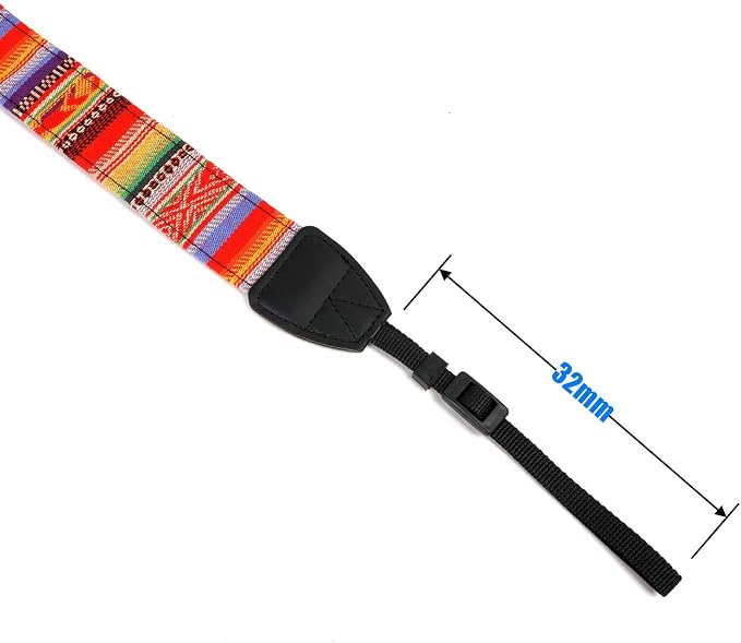 Camera Strap Canvas Rainbow Shoulder Strap - Image 6