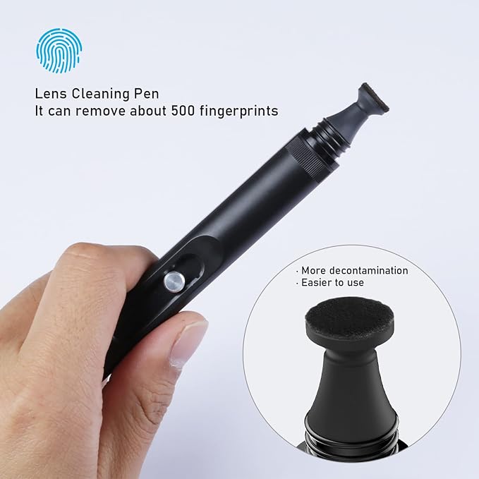 VSGO Professional Lens Cleaning Pen, Double-Ended Lens Brush - Image 3