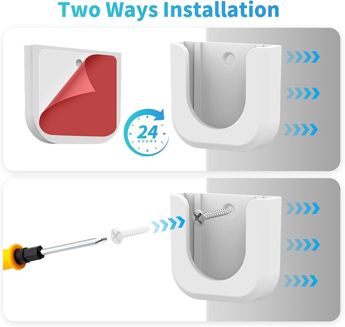 Adhesive Wall Mount Bracket for Indoor Cam, Strong Adhesive Durable Camera - Image 4