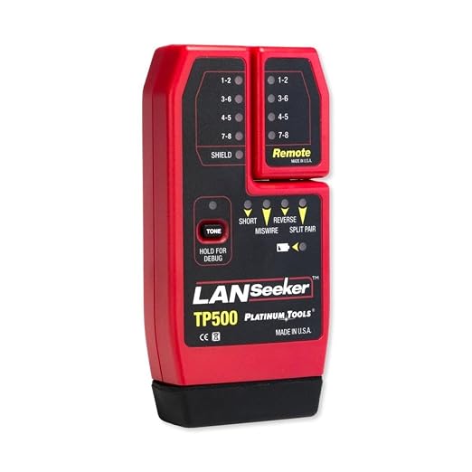 Platinum Tools TP500C LanSeeker Cable Tester by Platinum+Tools