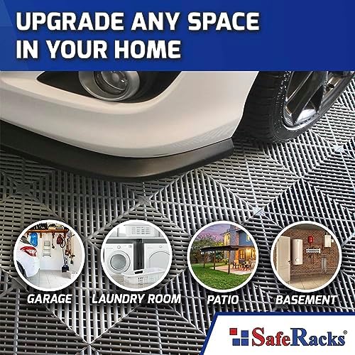 SafeRacks Vented Interlocking Garage Floor Tiles - Image 4