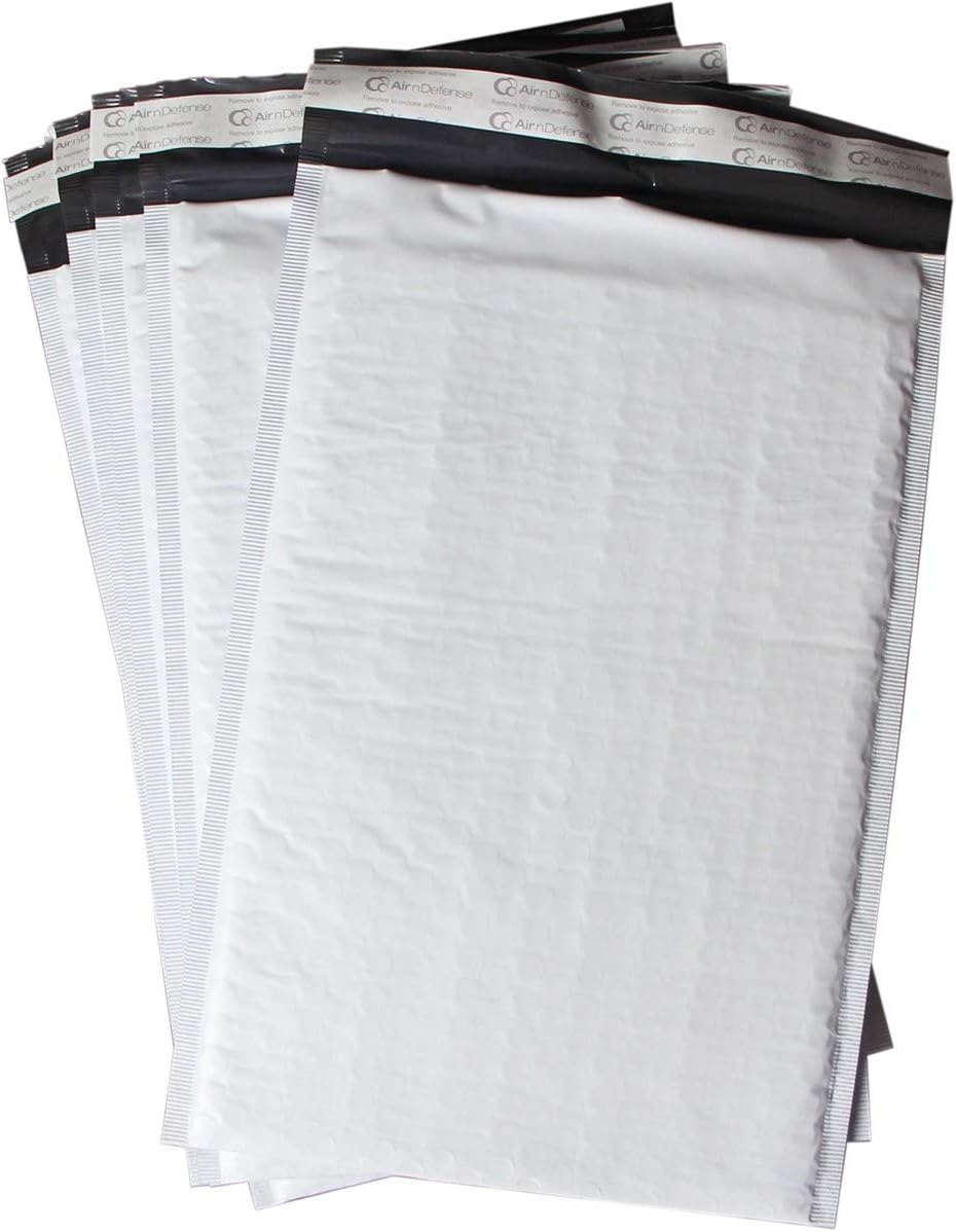 15/100/200/300/400/500/1000 pcs #5 10.5x16 Poly Bubble Padded Envelopes Mailers Shipping Bags AirnDefense (200)