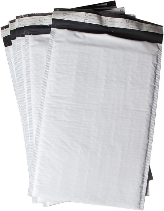 50/100/200/300/400/500 pcs #6 12.5x19 Poly Bubble Padded Envelopes Mailers Shipping Bags AirnDefense (100)