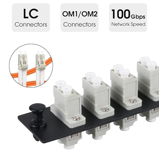 6 Duplex LC/MM Fiber Patch Panel - Image 2