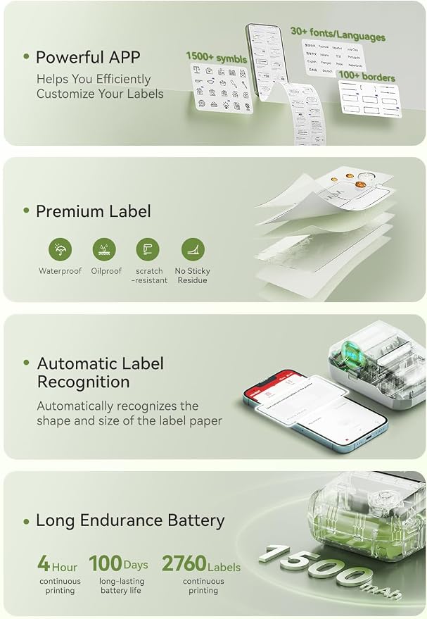 NIIMBOT B1 Label Maker Machine - Image 7