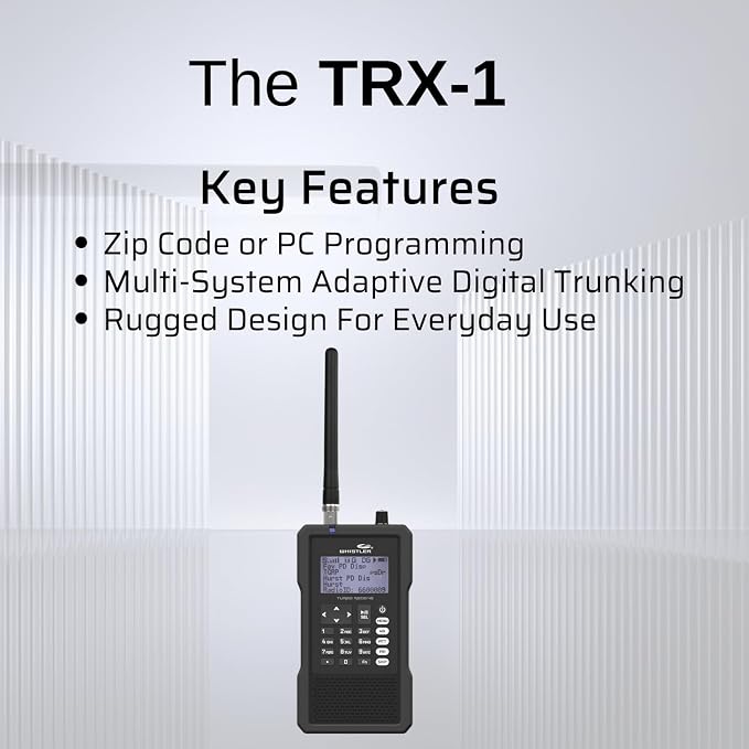 Whistler TRX-1 Handheld Digital Police Scanner Radio – Portable Scanner - Image 2