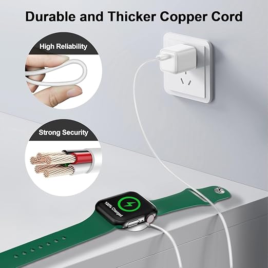   for Apple Watch Charger Magnetic Fast Charging Cable - Image 5