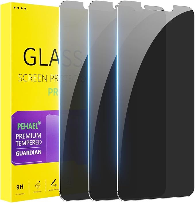 PEHAEL 3 Pack for iPhone 11/iPhone XR Privacy Screen Protector Anti-Spy by PEHAEL