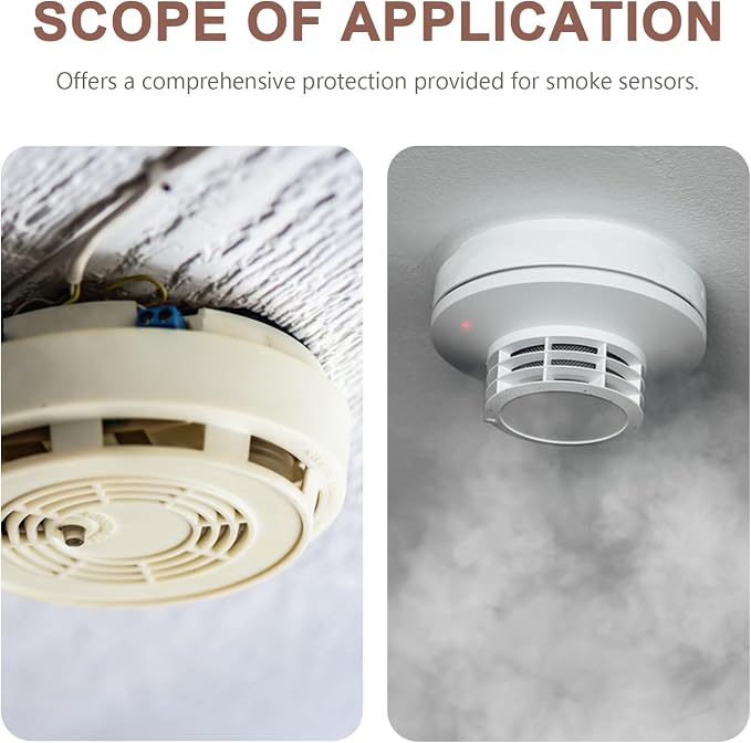 Guard Cover Protective Frame for Fire Easy Installation Fire Safety Sensor - Image 7